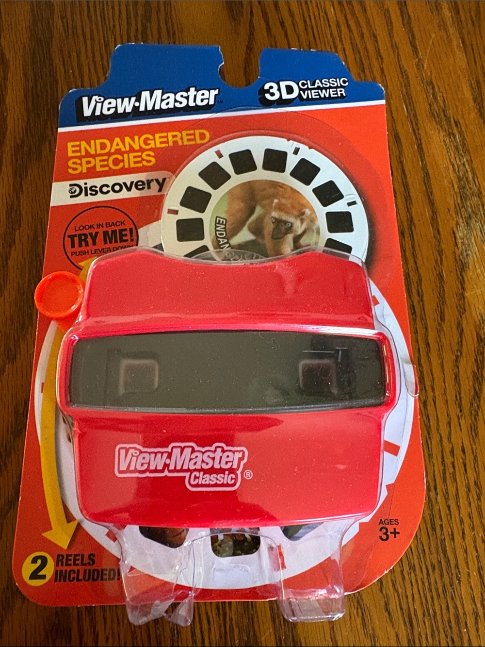 View-Master 3D Viewer Toy Discovery Kids Endangered Species Reels Sealed Retro
